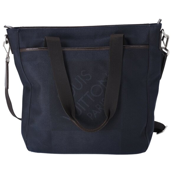 Louis Vuitton Damier Geant Jongleur Tote Bag Blue Ocean Canvas - Picture 1 of 7